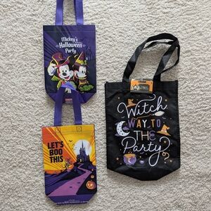 Halloween Themed Tote Bags Set